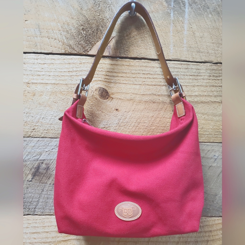 Red Canvas Dooney & Bourke Hobo Barely used